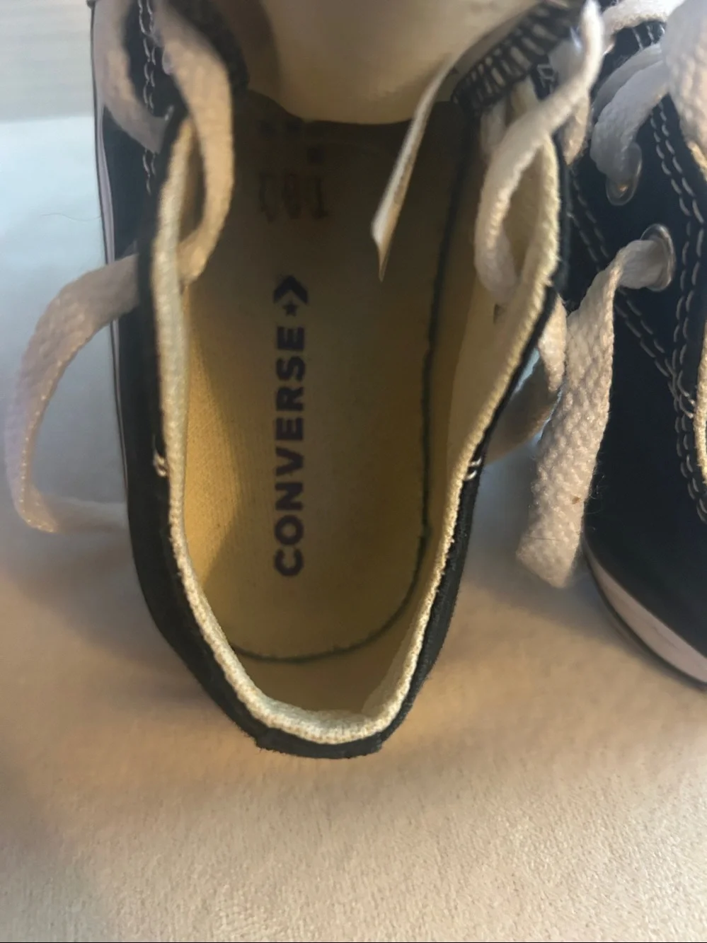 Converse Kids Black and White Low-Top Sneakers